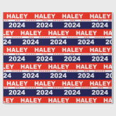 Nikki Haley 2024 voor President Cadeaupapier (Vlak)