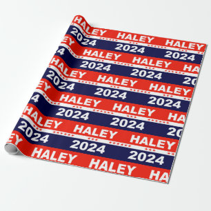 Nikki Haley 2024 voor President Cadeaupapier
