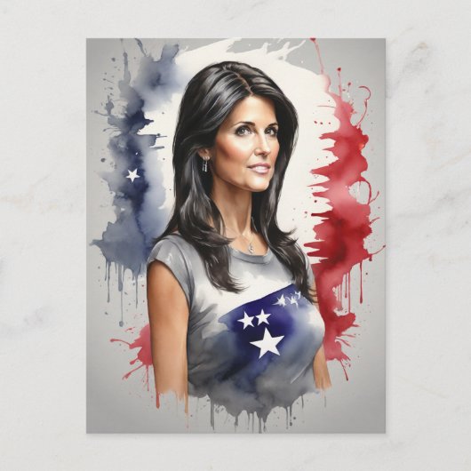 Nikki Haley Briefkaart (Voorkant)