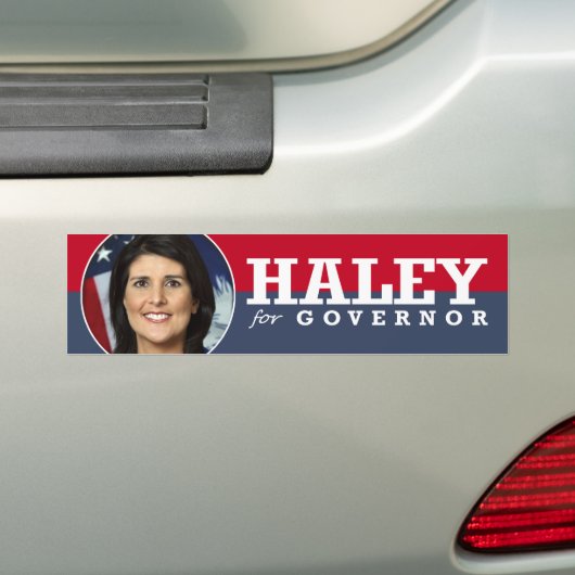 NIKKI HALEY CAMPAIGN BUMPERSTICKER (Op auto)