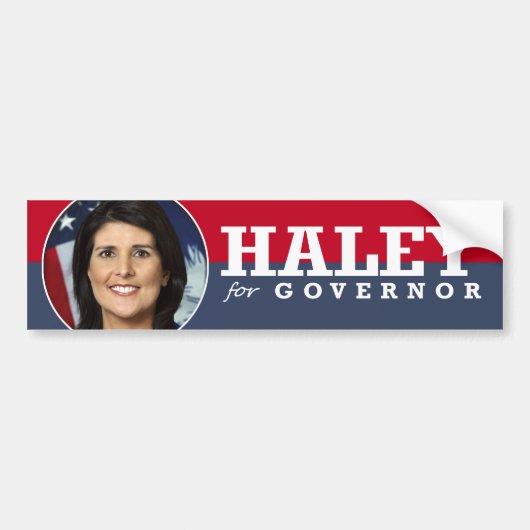 NIKKI HALEY CAMPAIGN BUMPERSTICKER (Voorkant)
