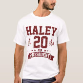 NIKKI HALEY FOR PRESIDENT USA 2020 T-SHIRT (Voorkant)