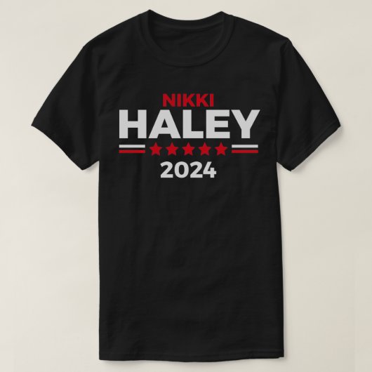 Nikki Haley President voor President 2024 T-shirt (Design voorkant)