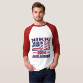 Nikki Haley Save America T-shirt (Voorkant volledig)