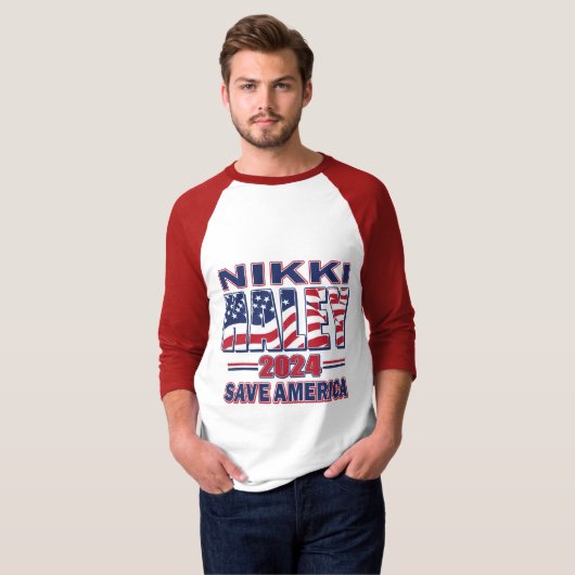 Nikki Haley Save America T-shirt (Voorkant volledig)