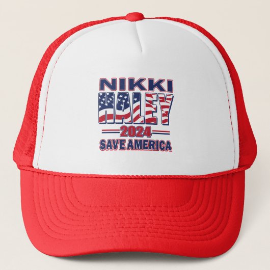 Nikki Haley Save America Trucker Pet (Voorkant)