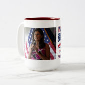 Nikki Haley Tough over N-nagels Tweekleurige Koffiemok (Voorkant links)