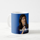 Nikki Haley voor President 2024 Koffiemok (Voorkant links)