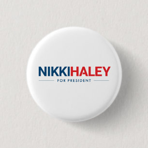 Nikki Haley voor President 2024 Ronde Button 3,2 Cm