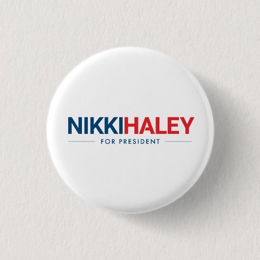 Nikki Haley voor President 2024 Ronde Button 3,2 Cm (Voorkant)