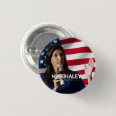 Nikki Haley voor President 2024 Ronde Button 3,2 Cm (Voorkant /achterkant)