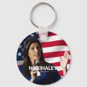 Nikki Haley voor President 2024 Sleutelhanger (Voorkant)