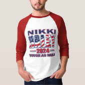Nikki Haley voor President 2024 T-shirt (Voorkant)