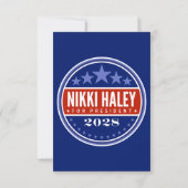 Nikki Haley voor President 2028 (Achterkant)