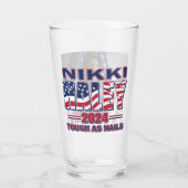 Nikki Haley voor President - Genoeg als de nagels Glas (Achterkant)