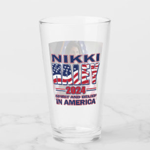 Nikki Haley voor President - Spirit en Belief in A Glas