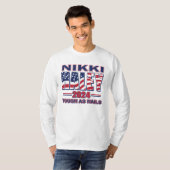 Nikki Haley voor President T-shirt (Voorkant volledig)