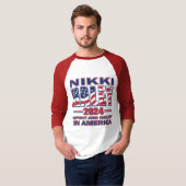 Nikki Haley voor President T-shirt (Voorkant volledig)
