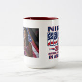 Nikki Haley voor President Tweekleurige Koffiemok (Center)