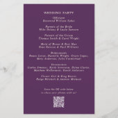 Nikki Paarse bruiloftsprogramma (Achterkant)