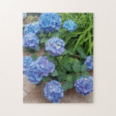 Nikko Blue Hydrangea Bloem Foto Legpuzzel (Verticaal)