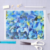 Nikko Blue Hydrangea Waterverf Tissuepapier (Craft)