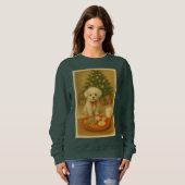Nikko de hond Kerst Sweatshirt  (Voorkant volledig)