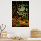 Nikko Futarasan Tempel Tsuchiya Koitsu 1936 Poster (Keuken)