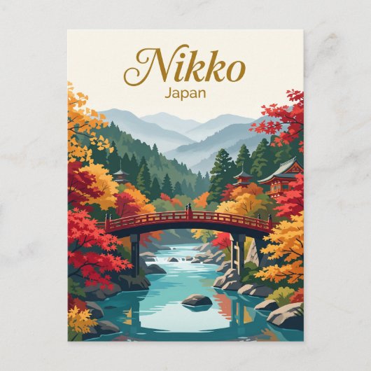 Nikko Japan Briefkaart (Voorkant)