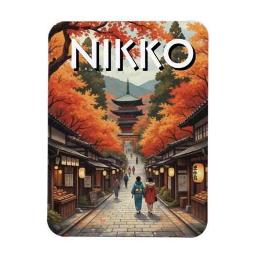 Nikko Japan Reis Magneet (Verticaal)