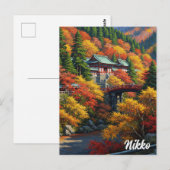 Nikko Japan Reizen Briefkaart (Voorkant / Achterkant)