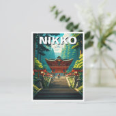 Nikko Japan Reizen Briefkaart (Staand voorkant)