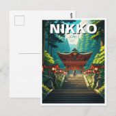 Nikko Japan Reizen Briefkaart (Voorkant / Achterkant)