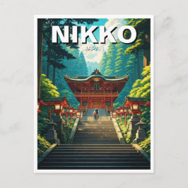 Nikko Japan Reizen Briefkaart