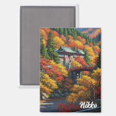 Nikko Japan Reizen Magneet (Voorkant / Achterkant)