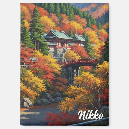 Nikko Japan Reizen Magneet (Voorkant)
