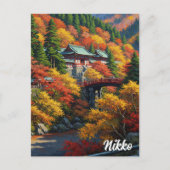 Nikko Japan Travel Briefkaart (Voorkant)