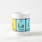 Niklaus periodieke mok naam tabel (Center)