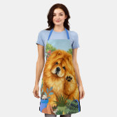 NIKO de Chow All-Over Print Schort (Gedragen)