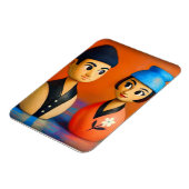 NIKO EN HANA FOTOMAGNEET. MAGNEET (Linkerzijde)