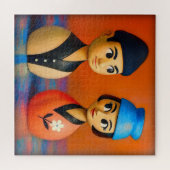 NIKO EN HANA PUZZEL. 20 X 20 INCH. LEGPUZZEL (Horizontaal)