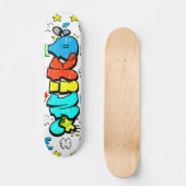 Niko Graffiti aangepast skateboard (Voorkant)