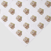 Niko Igel sanft beige weihnachtlich Tissuepapier (Detail)