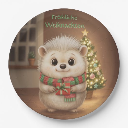 Niko mit grünem Weihnachtsgruß Papieren Bordje (Voorkant)