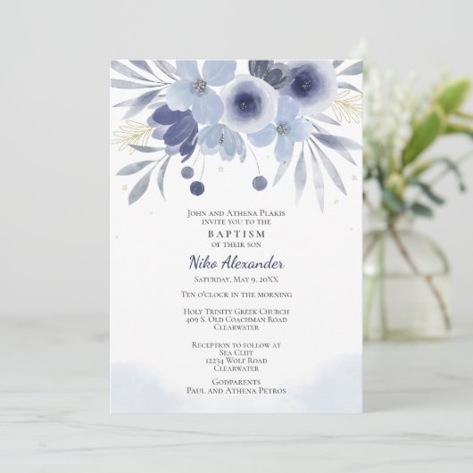 Niko uitnodiging. kaart (Staand voorkant)