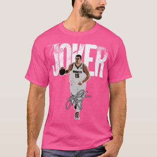 Nikola Jokic De Joker Basketbal Denver Handtekenin T-shirt
