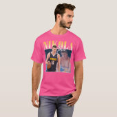  Nikola Jokic Retro T-shirt (Voorkant volledig)
