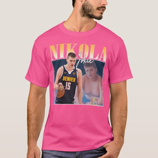  Nikola Jokic Retro T-shirt (Voorkant)