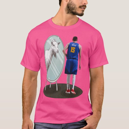 Nikola Jokic Spiegel Geit (1) T-shirt (Voorkant)
