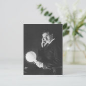 Nikola Tesla, 1898. Briefkaart (Staand voorkant)